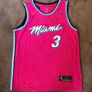 Dwyane Wade Pink Miami Heat Jersey size 54 XXL